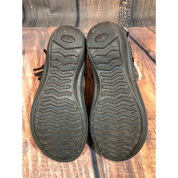 UGG Gaviota 5749 Brown Suede Fringe Boots Womens 7 / 38 (P5e) - Picture 6 of 11